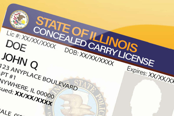 Illinois Concealed Carry License with personal information, essential for renewing your CCL.